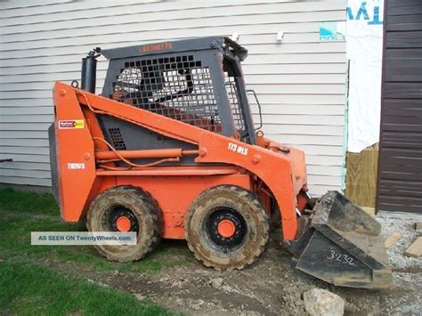 thomas 173 hls skid steer reviews|Thomas Skid Steer 173 HLS II with snowblower.